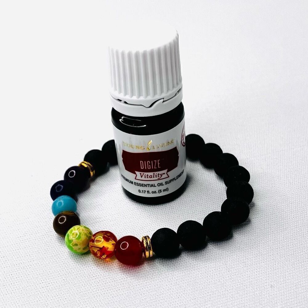 Young Living Essential Oil Digize Vitality 5 ml (1) Chakra Diffuser Bracelets
